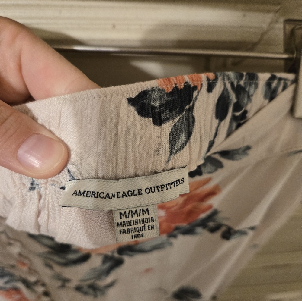American Eagle Outfitters Floral Maxi Skirt - Cream and Orange - Picture 3 of 4
